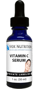 private label Vitamin C serum vitamin supplement