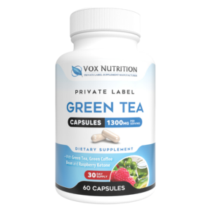 private label green tea plus weight loss supplement