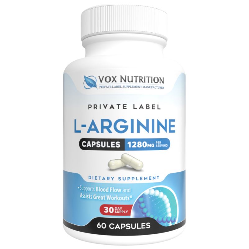 private label l-arginine sports nutrition vitamin supplement