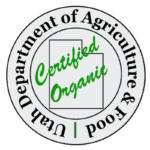 Certified Organic by the Utah Department of Agriculture and Food Logo for Vox Nutrition