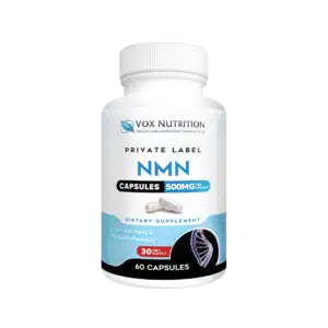 Image of Vox Nutrition's NMN supplement, ready or your Private Label