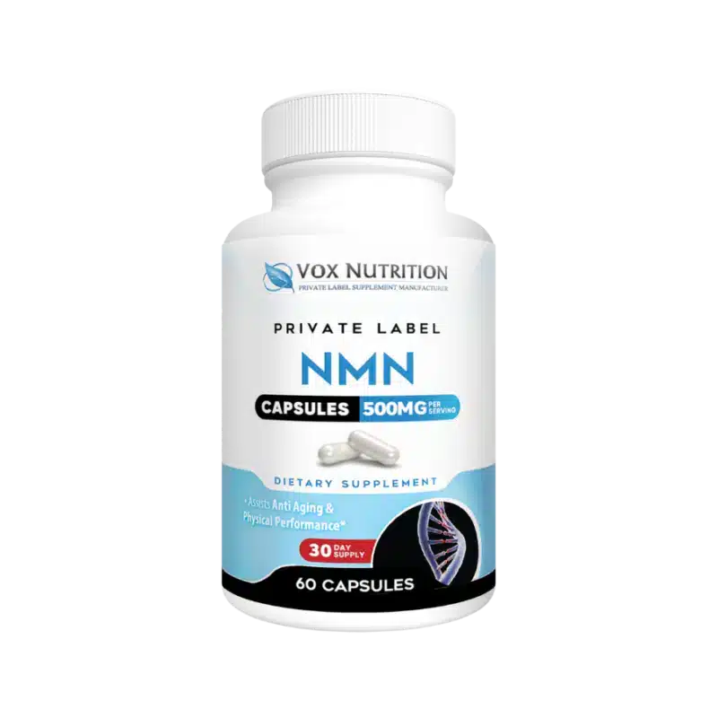 Image of Vox Nutrition's NMN supplement, ready or your Private Label